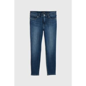 Lucky Brand Ava Mid Rise Crop Medium Wash Jeans